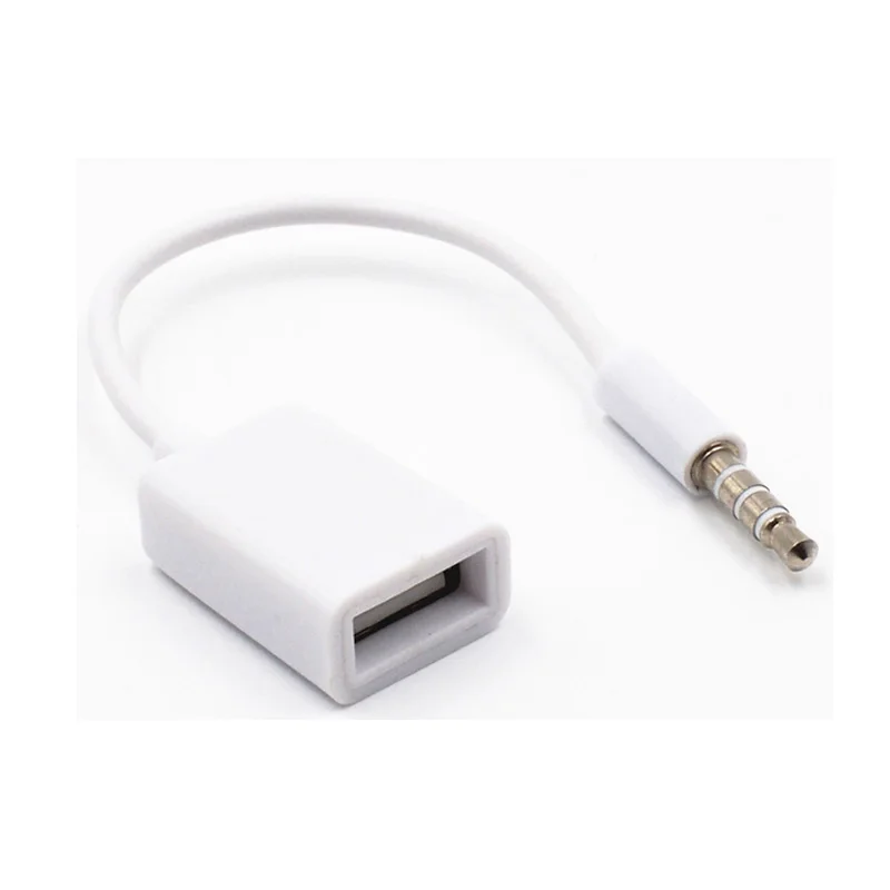 

I Key Buy High-Quality Car AUX Audio Cable Turn USB USB To 3.5mm OTG Cars Adapter Kit Accessories