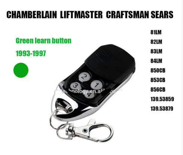 Us 9 2 20 Off For Liftmaster 81lm Garage Door Opener Remote Control Green Smart Learn Button Good In Remote Controls From Consumer Electronics On