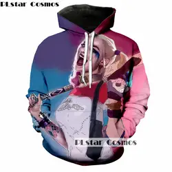 Plstar Cosmo аниме отряд самоубийц Джокер печать Харли Квинн 3D толстовки Для мужчин/Для женщин Толстовка пуловер с капюшоном хип-хоп панк tracksui