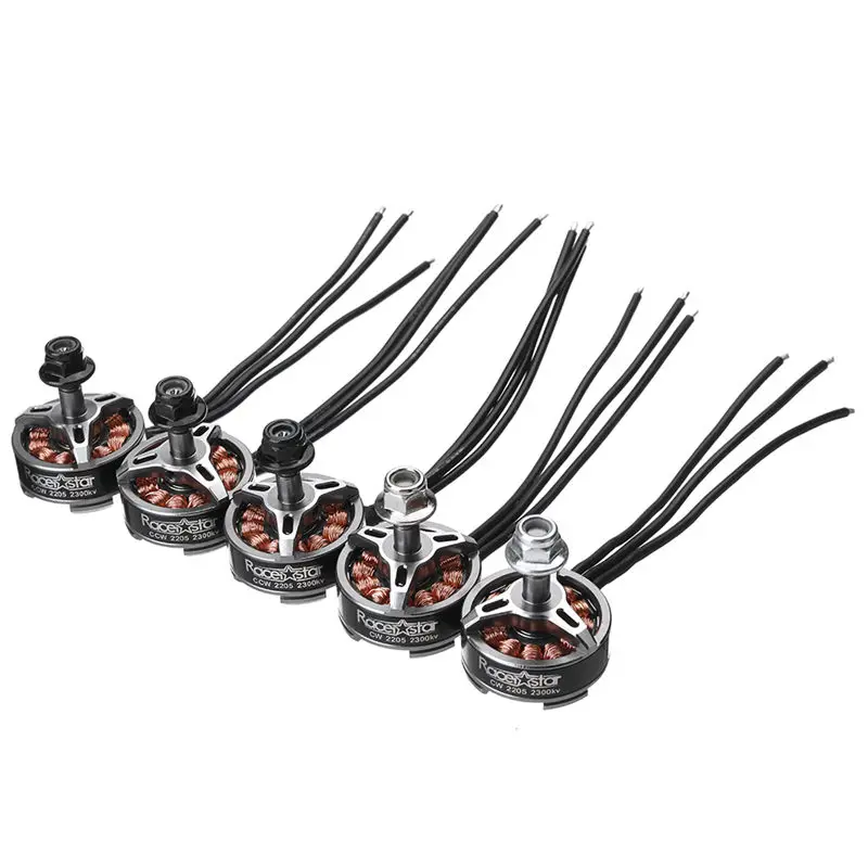 

5PCS Racerstar SPROG X 2205 2300KV 3-4S Brushless Motor for Sprog Beginner RC Models Multicopter Frame Part Black Blue Red Grey