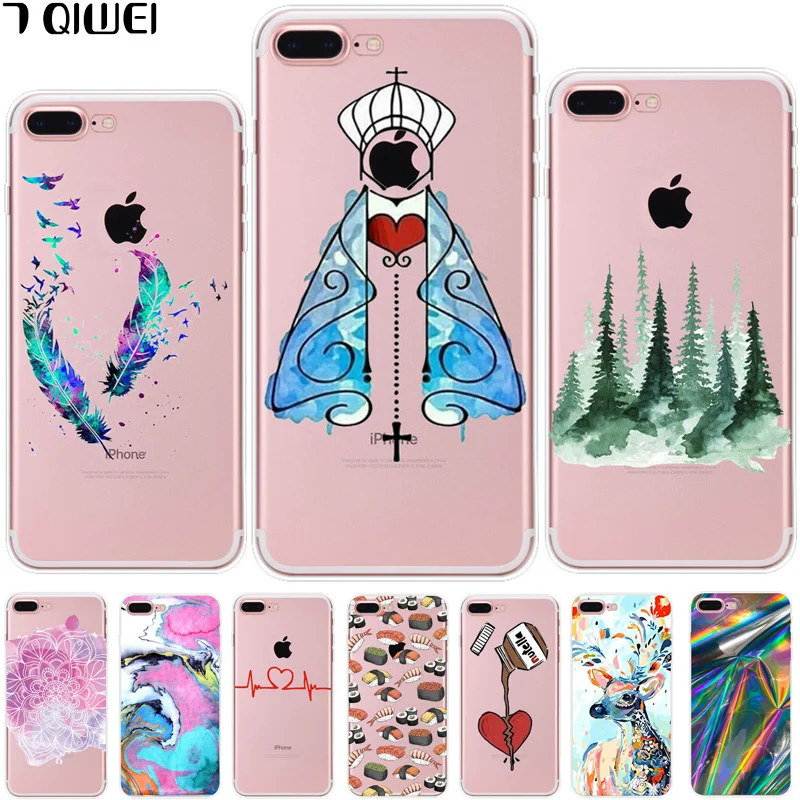 

Silicon Soft Case sFor iPhone 7Plus XS Max XR Plus X S SE 5S 6S 6SPlus 6Plus 7 8 6 5 Case TPU Coque Fashion Cover for iPhone 7