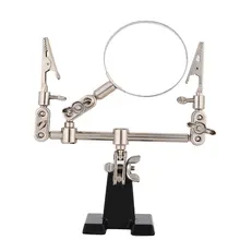 Lodestar L316218/L316228 сварочное увеличительное стекло 2X 2D увеличительное стекло с дополнительными зажимами паяльная подставка станция держателя