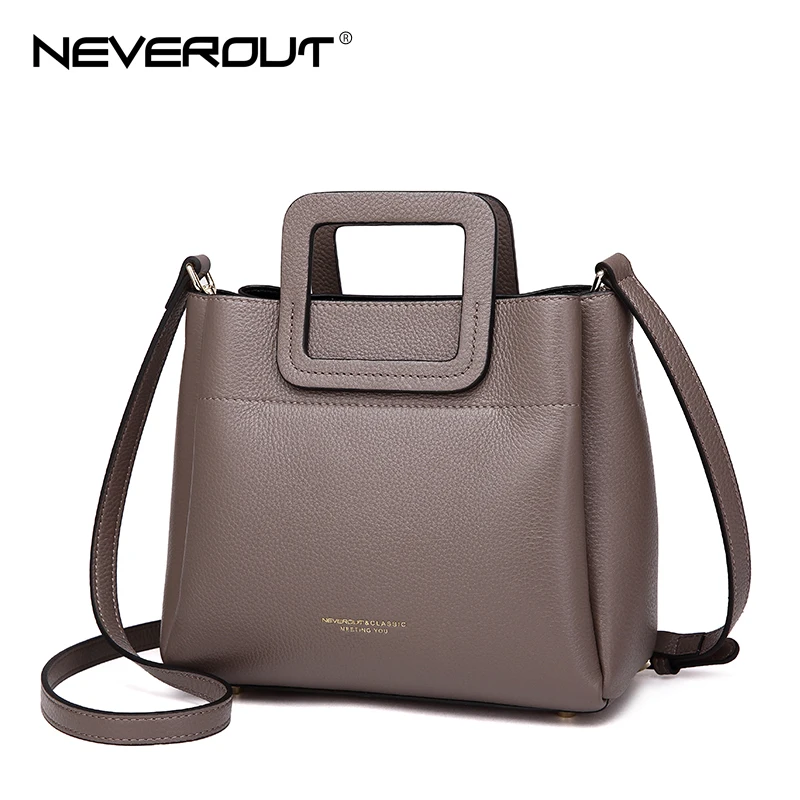 Маленькая сумка NEVEROUT 4 цвета из натуральной кожи высокого качества Брендовые