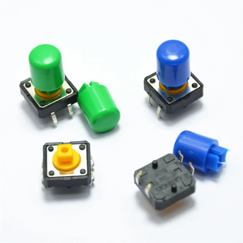B3F 10PCS Tactile Push Button Switch Momentary 12*12*7.3MM Micro switch