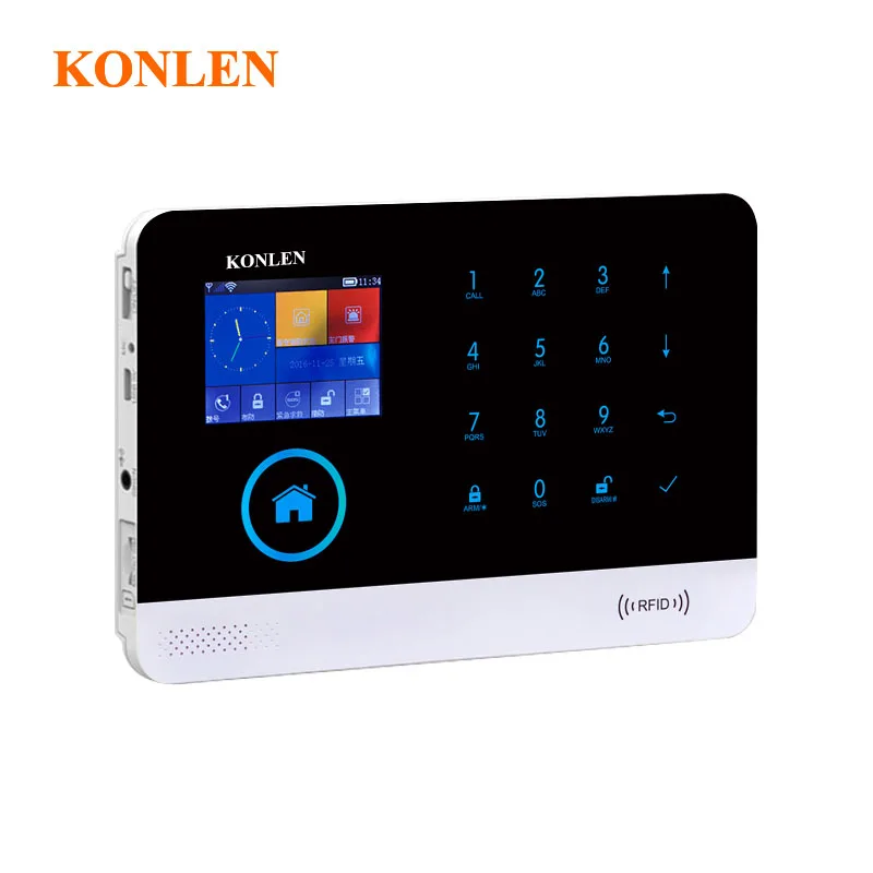 Android WIFI GSM система охранной сигнализации RFID для дома умный дом безопасная