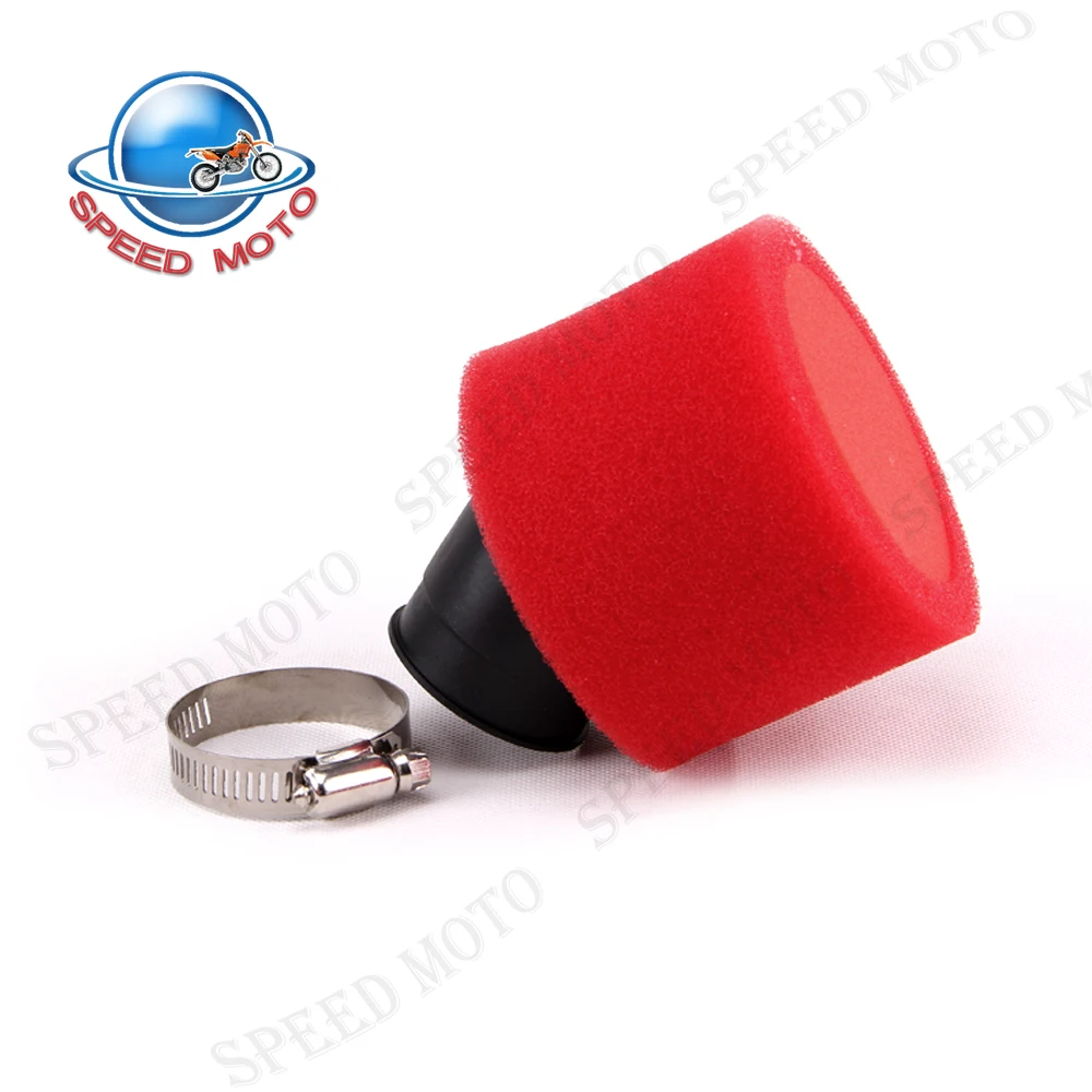 Bend Dual Layered Double Layer Foam Air Filter 38mm 48mm Suit For Pit