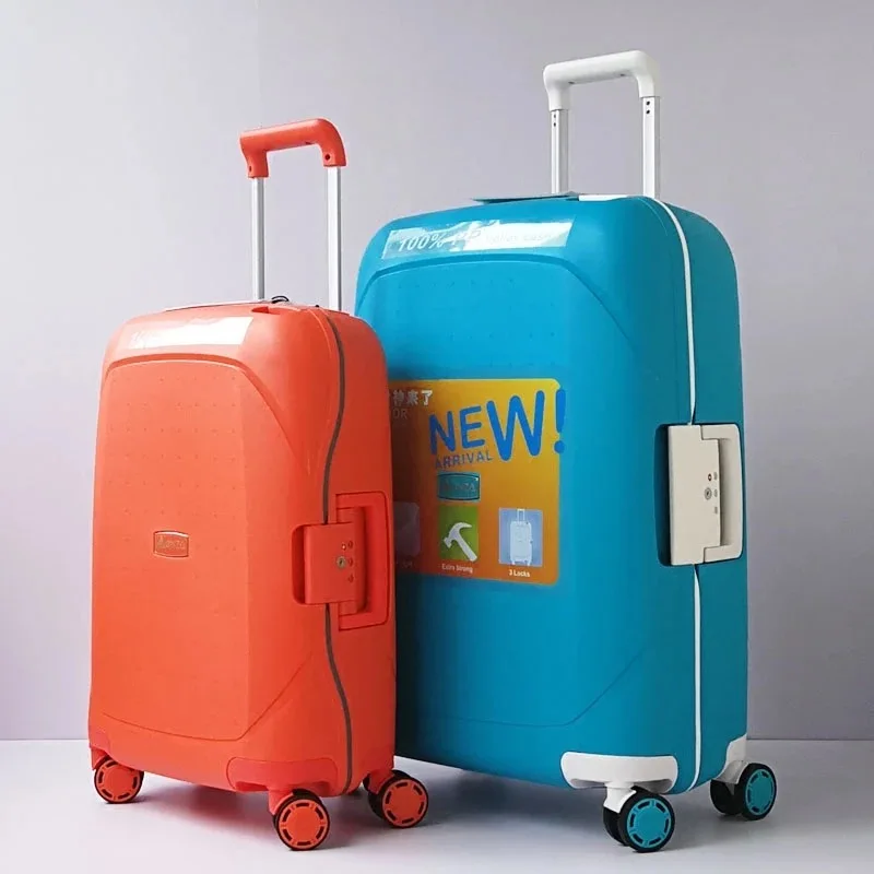 

Ginza brand 100% PP anti-scraping rolling luggage spinner ultra light suitcase consignment box 20"24"28" inch trolley case