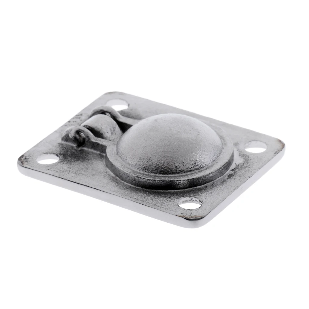 316 Stainless Steel Flush Pull Lift Ring Handle for Marine Boat Hatch Locker Boat Parts Accessories  4.8 x 3.8 cm Silver