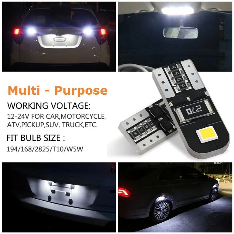 T10 W5W автомобильный светильник для Toyota Corolla Avensis Yaris Rav4 Auris Hilux Prius Camry 40 Celica Prado