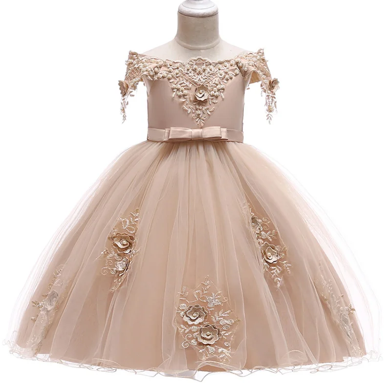 Платье для маленьких девочек; Детские платья для девочек; элегантные платья принцессы с цветочным кружевом; свадебное платье для девочек; костюм для детей; Vestidos