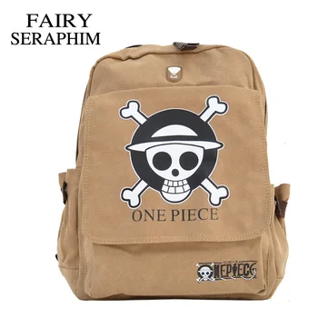 

FAIRY SERAPHIM New Cartoon ONE PIECE Backpack Skull Designer Anime Fashion Children's School bag