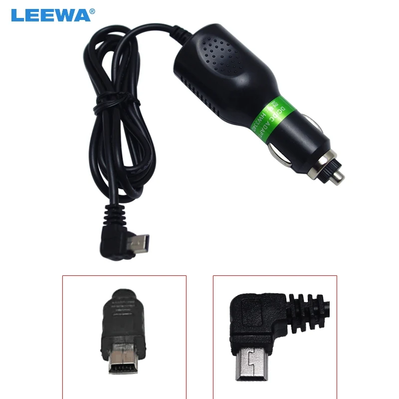 

LEEWA 10pcs 12V/24V To 5V/2A Auto GPS Navigator Radar Charger Mini USB Interface Adapter Power Charger Adapter Cable Cord #5510
