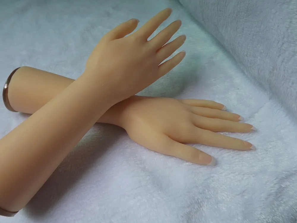 Free shipping Solid Silicone female Hands font b Sex b font font b Doll b font