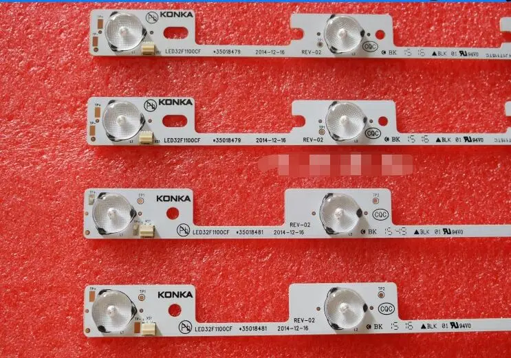 Новый 16 шт. (8X4 светодиодный S * 3 V + 8X3 светодиодный s * 3В) светодиодная подсветка для бара рабочая для ТВ светодиодный 32F1160CF светодиодный 32F1100CF