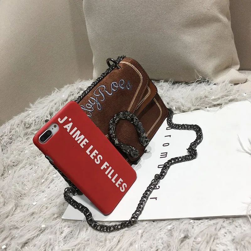 Fashion Design Women Leather Letter Shoulder Bag Female INS Popular Luxury Handbag Chains Crossbody Flap Bolsa For Lady SS3495 (16)