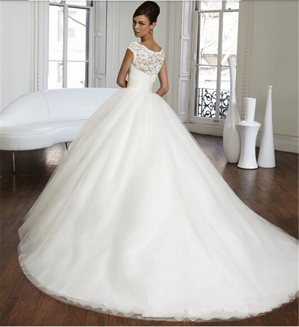 New Whiteivory Wedding Dress Custom Size 2 4 6 8 10 12 14 16 18 20