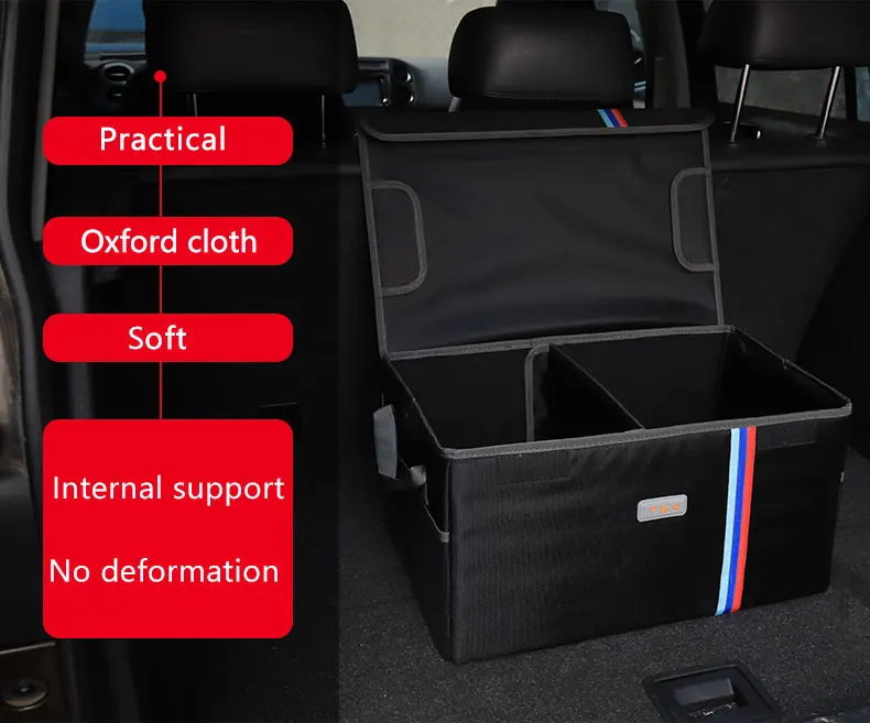 Автомобильный багажник Органайзер коробка для хранения для Benz Ford toyota BMW Автомобильный багажник внедорожника складная дорожная походная коробка для хранения для автомобильного багажника