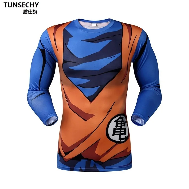 

Men 3D Dragon Ball ZT 3D Shirt Long Sleeve T Shirt Tops Shirts Fitness Compression Shirt The armor of the Master Roshi