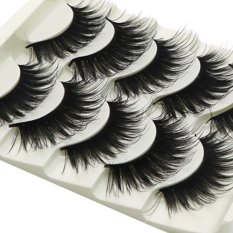 

30Pair Natural Thick Long False Eyelashes Wimpern Eyelash Extension Eye Lashes Voluminous Makeup Fake Lashes For Building Cilios