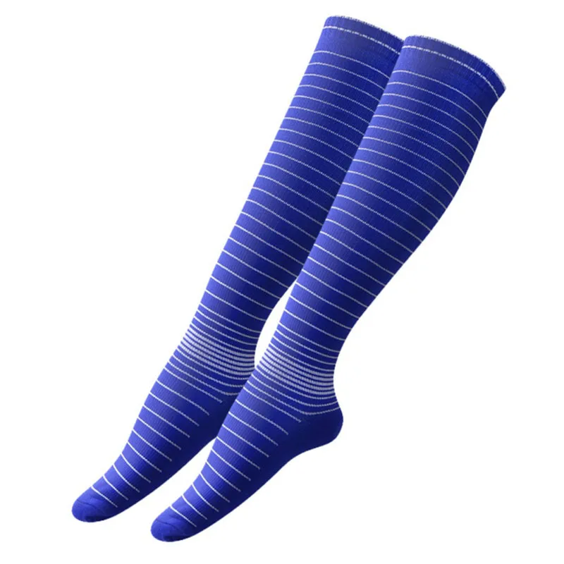 Горячая Распродажа 1 пара спортивные носки леггинсы до колена чулки мужской, Футбол Бейсбол Футбол выше колена носки - Цвет: L