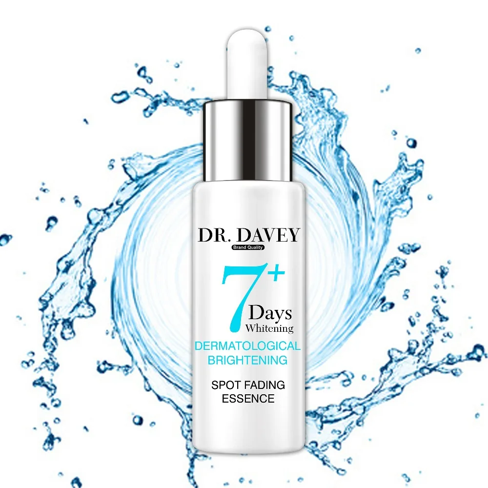 Dr. Davey отбеливающая Сыворотка для кожи лица точечная Выцветшая эссенция 7+ дневной дерматологический для тела/лица осветляющая лечение акне против старения