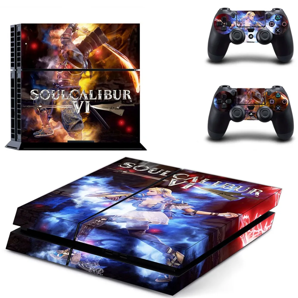 Наклейки adesivo SoulCalibur 6 PS4 контроллер кожи наклейка для play станция 4 кожа консоль и
