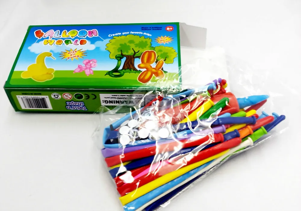 

1 Box Of 30 pcs Modelling Balloons Pump KIDS Party Favors Pinata Toys gadget wedding souvenir back to school giveaways present