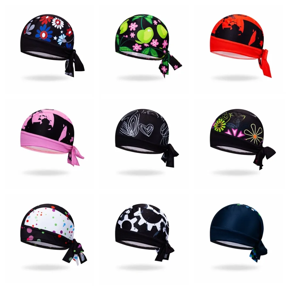 

2018 Bike Hats Cycling Helmet Cap Women Men Bicycle bandana pirates scarf Mountain road MTB Team Headband Headwear Suncreen cap