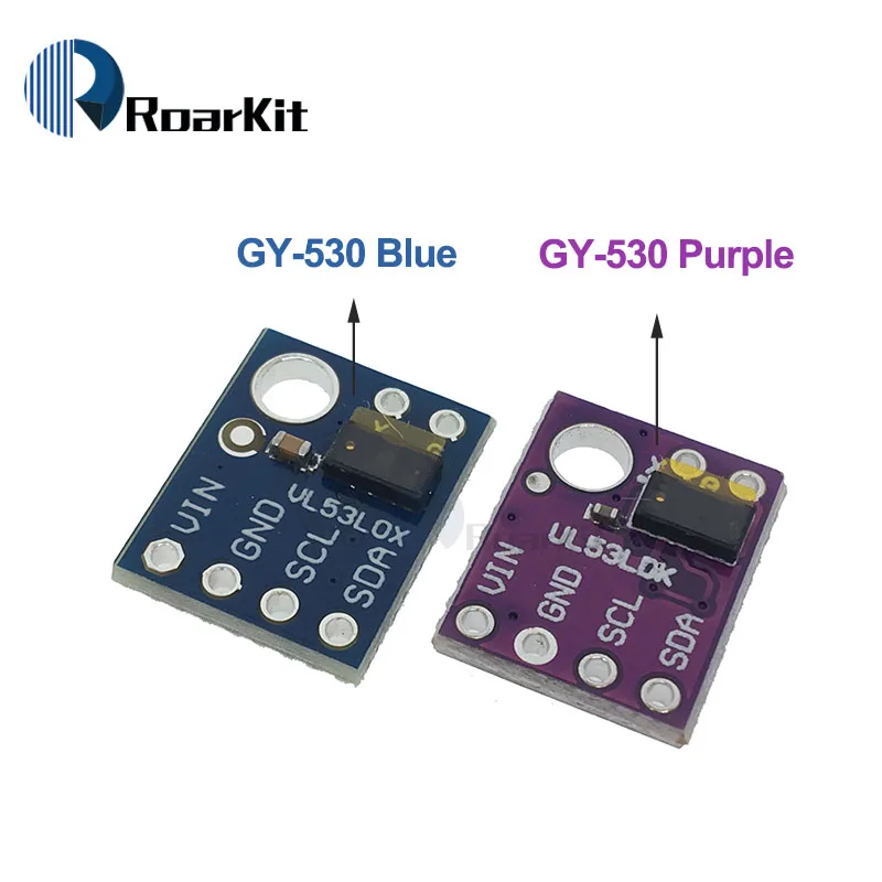 VL53L0X/VL53L1X время полета STM32(ToF) Лазерный диапазон датчик прорыва 940nm GY-VL53L0XV2 Расстояние модуль IEC IIC для Arduino