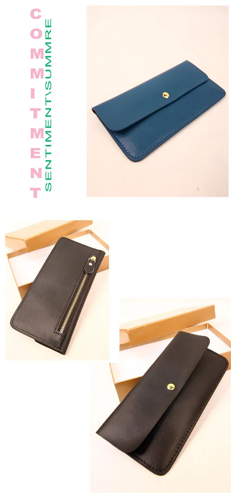 Dsigner Brand Luxury Women Wallets Zipper Passcard Card Female Bags Ladies Money Coin Women's Purse Carteras Long Wallets Women  (16)