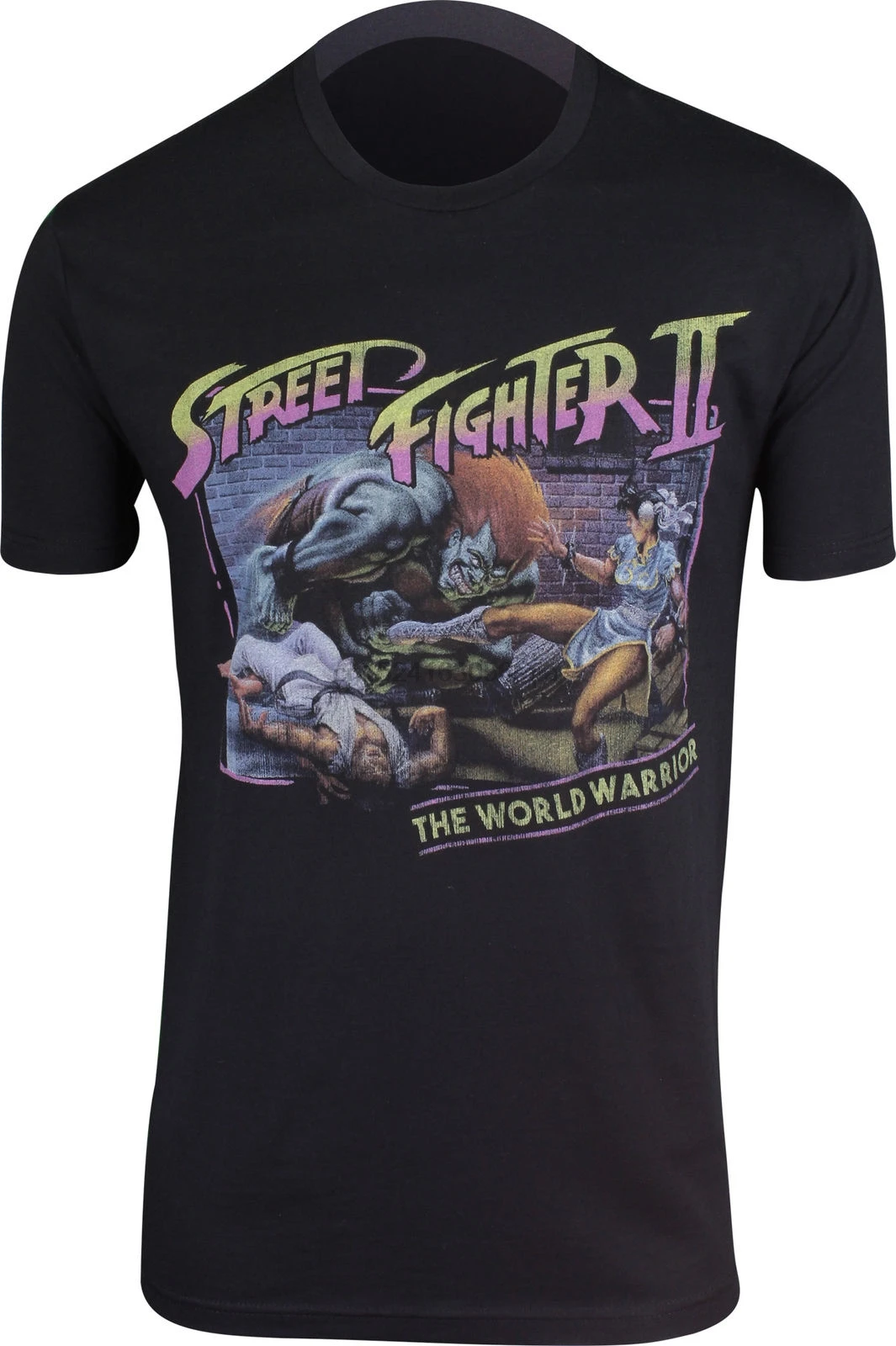 

Capcom Street Fighter II SNES Cover T-Shirt (Black)