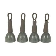 4 шт. высокое качество рыболовное яйцо пулеобразная установка рыболовное грузило снасти Аксессуары устойчивые нано-покрытие дизайн