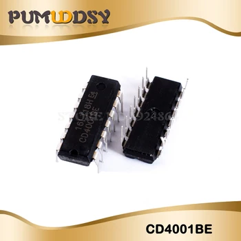 

10pcs CD4001 CD4001BE HEF4001BE HEF4001 DIP-14 Switching Controllers SMPS Controller new original
