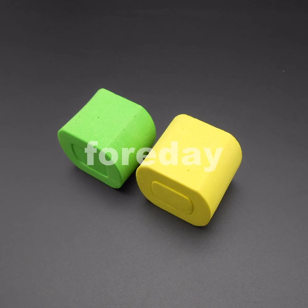 10 шт. X 130/180 кронштейн двигателя пена фиксированное основание сиденья кольцо DIY аксессуар зеленый/желтый 10 шт./партия* FD339-340
