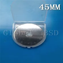 500 шт./лот 45 мм роторный лезвий+ Case Ткань Craft Бумага с рук Замена