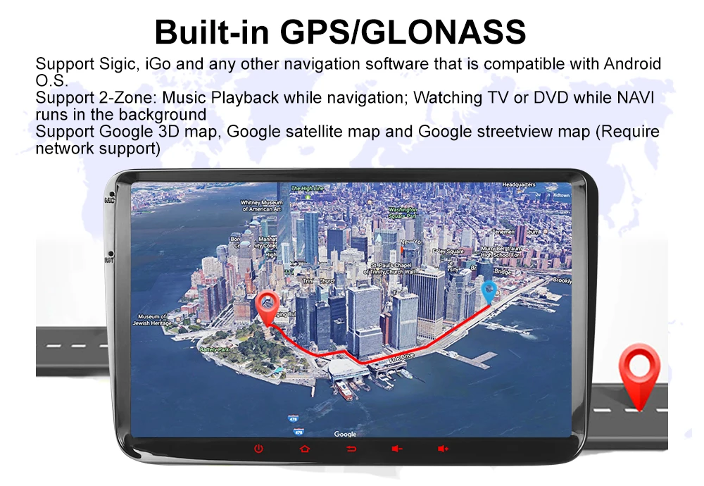 Cheap A-Sure 9 Inch 8 core Android 8.1 Car Multimedia GPS Radio for Volkswagen VW Tiguan Polo Golf 5 6 Passat B6 skoda Transporter T5 19