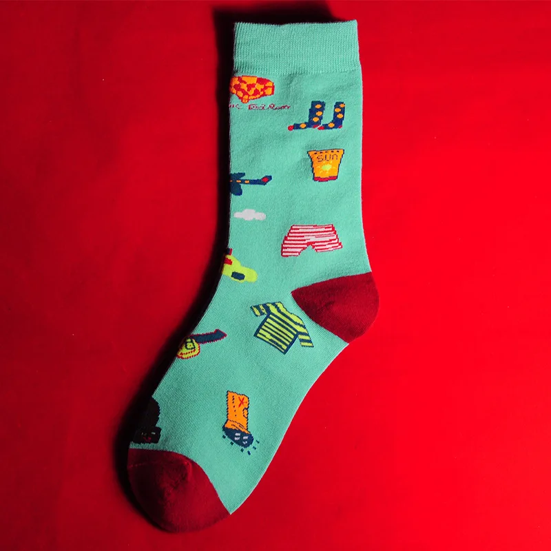 Уличные модные стильные женские носки в стиле Харадзюку мужские хлопковые носки в стиле хип-хоп мужские носки для скейтборда Meias Calcetines - Цвет: 7