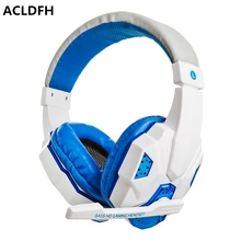 ACLDFH гарнитура Gamer Kulaklik Auriculares светодиодный 2,2 м Проводная игровая гарнитура с шумоподавлением наушники для ПК компьютерный геймер