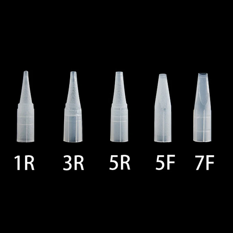 25 шт. 1RL/3RL/5RL/5F иглы и 25 шт. наконечники иглы колпачки для перманентных комплекты косметики для татуажа хорошее качество бровей Губы для татуировки