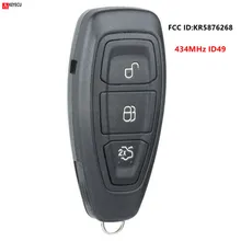 Keyecu nowy inteligentny klucz zdalny 434MHz ID49 dla Ford Focus c-max Grand c-max Mondeo 2015 2016 2017 2018 rok FCC:KR5876268