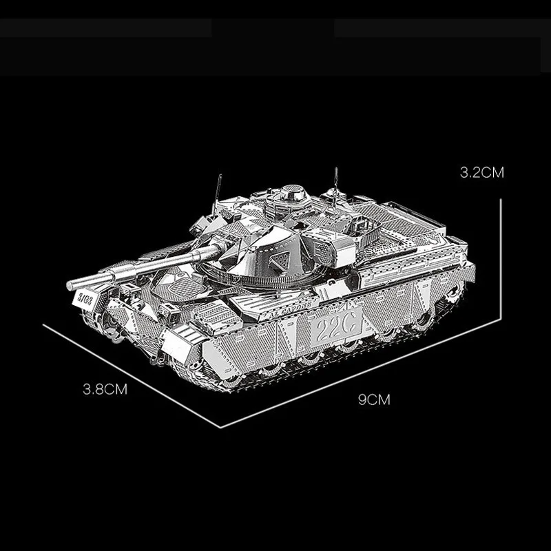 3D меаллическая сборка модель «сделай сам» головоломка горного велосипеда горки Эмирейтс танк