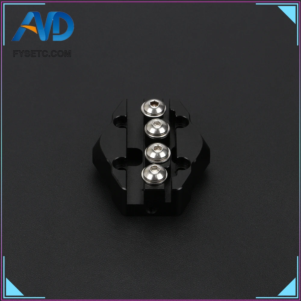 3 шт. детали для 3D принтера Black Kossel Delta Mini слайд эффектор|Детали и аксессуары