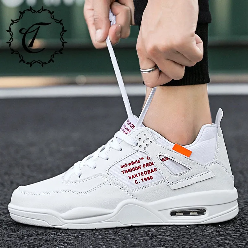 CatriCa Air Cushion 2019 Leather Male Designer Shoes Men High Quality Trainers Fashion Chunky Tennis Sneakers Black White TX1909 | Обувь