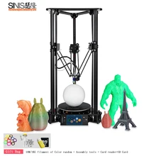 

Delta Touch Screen 3D Printer Smart-Leveling Linear Guide Version Plus Large Printing Size FDM Desktop 3d Printer Diy Kit