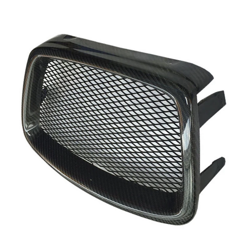 3pcs/set Carbon Fiber Front Mesh Grille For Subaru Impreza WRX STi 9th 2006-2007