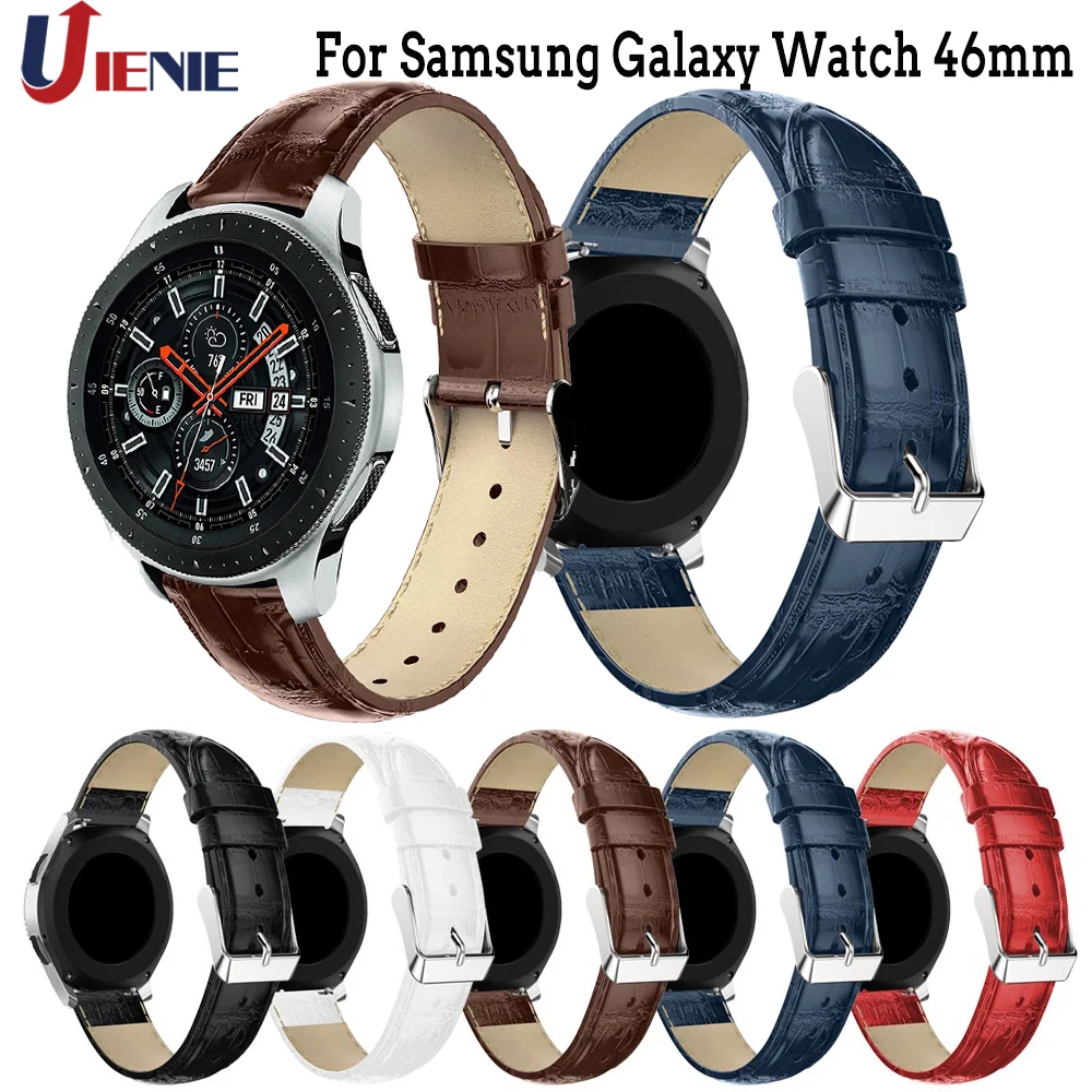 Ремешок для наручных часов Samsung Galaxy Watch 46 мм Gear S3 кожаный браслет 22 сменный Браслет