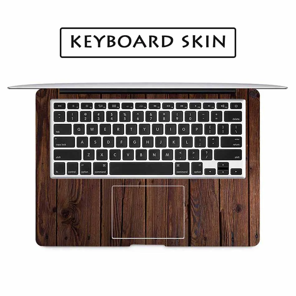 Brown Oak Wood Grain Laptop Skin for Macbook Air Pro Retina 11 12 13 15 inch Mac Dell HP Mi Notebook Protective Decal Stickers