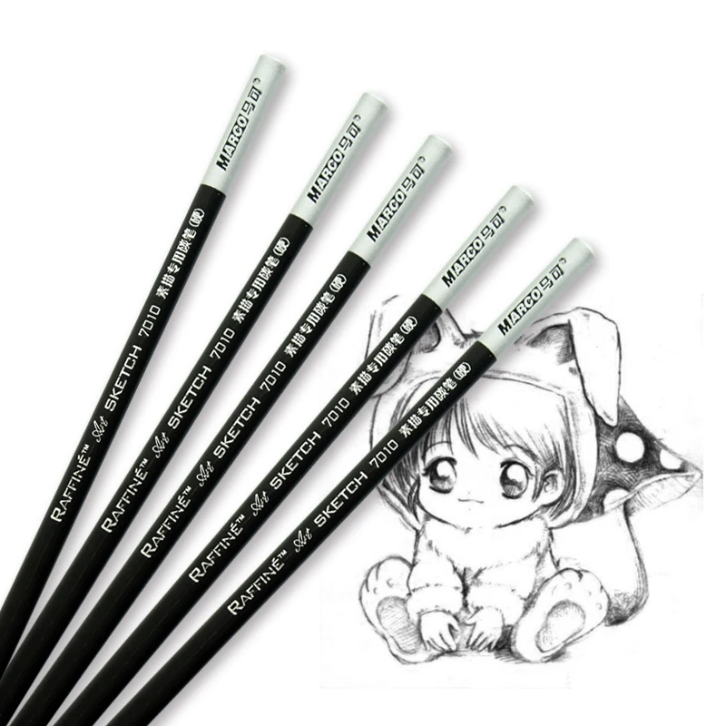 Mark specializes in wooden pencil sketch charcoal soft medium hard