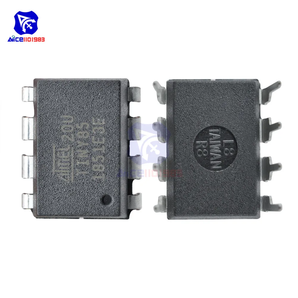 5 шт./лот микросхема ATTINY85-20PU ATTINY85 MCU 8BIT ATTINY 20 МГц 8 Pin DIP-8 ATTINY85 микроконтроллер