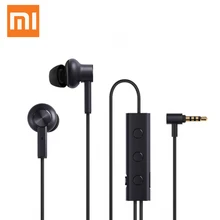 Xiaomi гибридные наушники-вкладыши 3,5 мм наушники с шумоподавлением с микрофоном и регулятором громкости